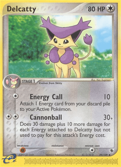 Delcatty Ruby & Sapphire card