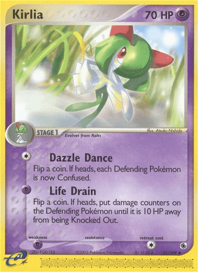 Kirlia Ruby & Sapphire card