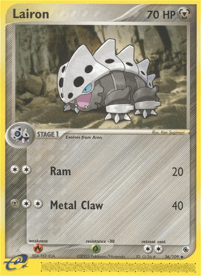 Lairon Ruby & Sapphire card