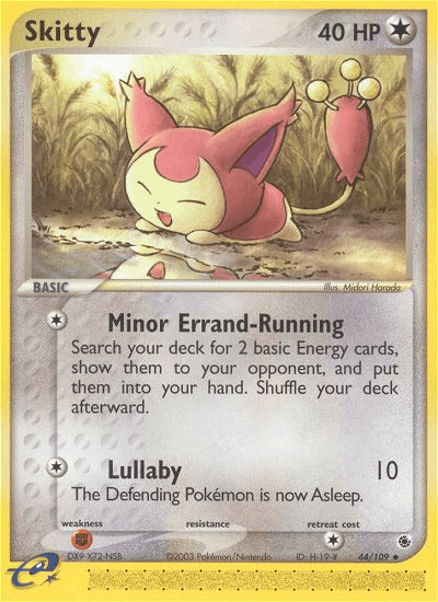 Skitty Ruby & Sapphire card
