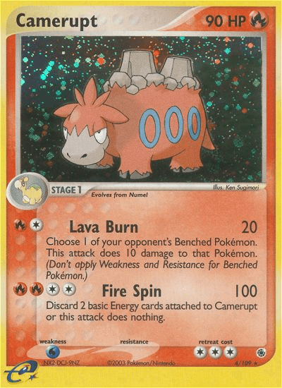 Camerupt Ruby & Sapphire card