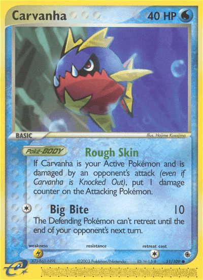 Carvanha Ruby & Sapphire card
