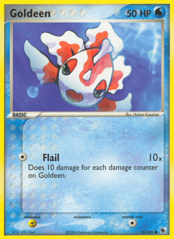 Goldeen Ruby & Sapphire card