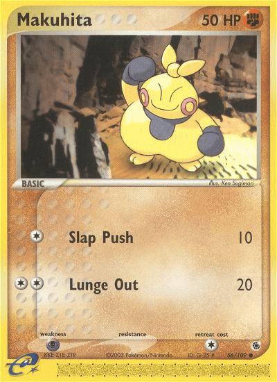 Makuhita Ruby & Sapphire card