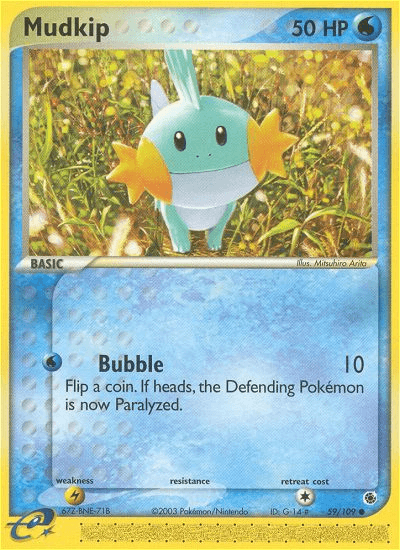Mudkip Ruby & Sapphire card