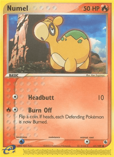 Numel Ruby & Sapphire card