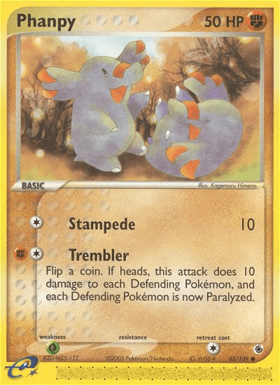 Phanpy Ruby & Sapphire card