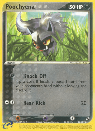 Poochyena Ruby & Sapphire card