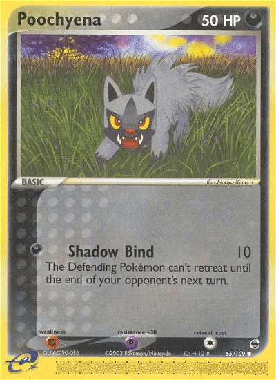 Poochyena Ruby & Sapphire card