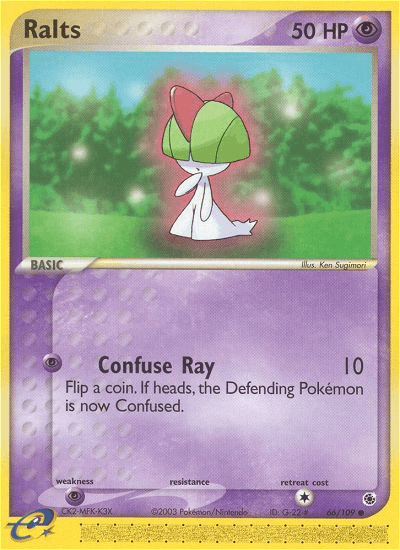 Ralts Ruby & Sapphire card