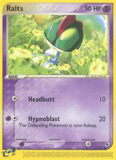 Ralts Ruby & Sapphire card
