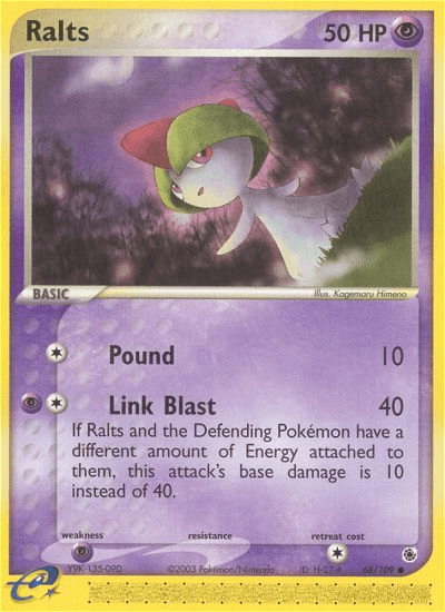 Ralts Ruby & Sapphire card