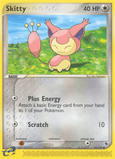 Skitty Ruby & Sapphire card