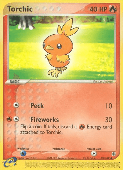Torchic Ruby & Sapphire card