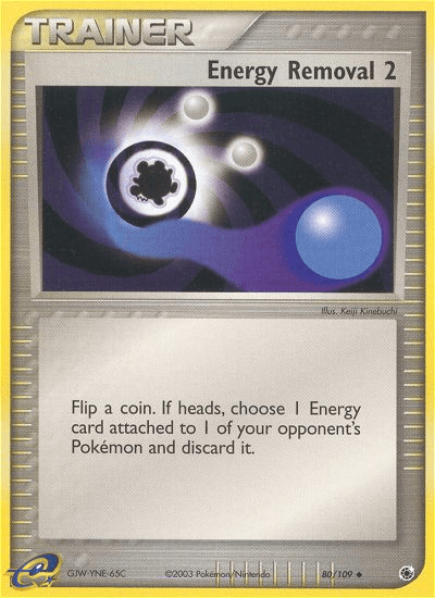 Energy Removal 2 Ruby & Sapphire card