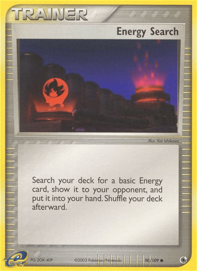 Energy Search Ruby & Sapphire card