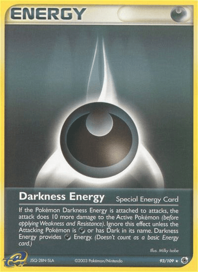 Darkness Energy Ruby & Sapphire card