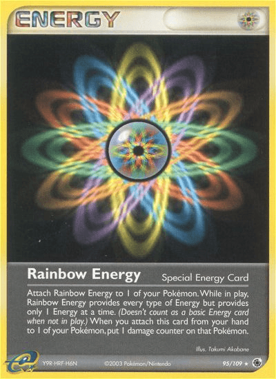 Rainbow Energy Ruby & Sapphire card