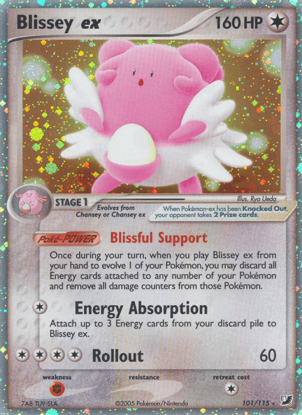 Blissey ex Unseen Forces card