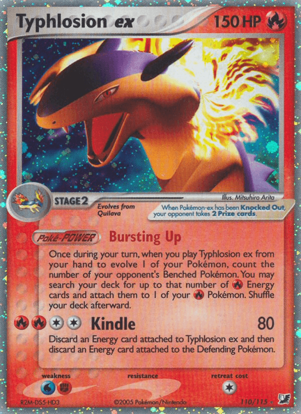 Typhlosion ex Unseen Forces card