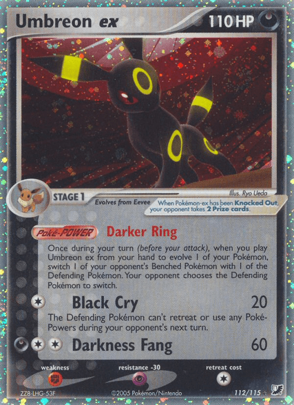 Umbreon ex Unseen Forces card