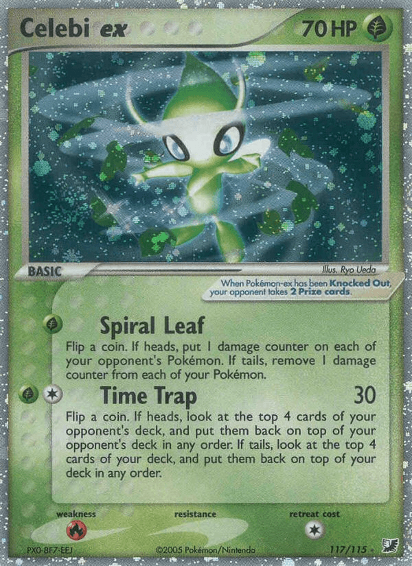 Celebi ex Unseen Forces card