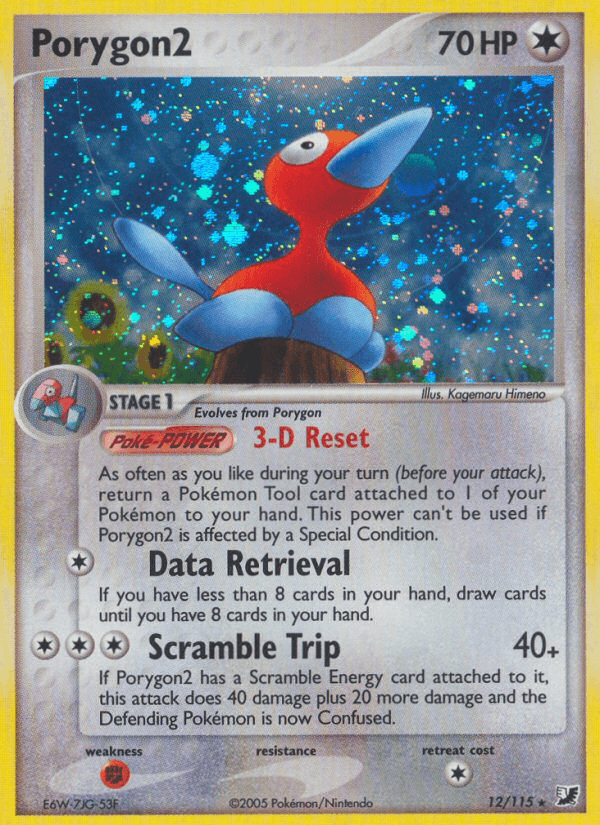 Porygon2 Unseen Forces card