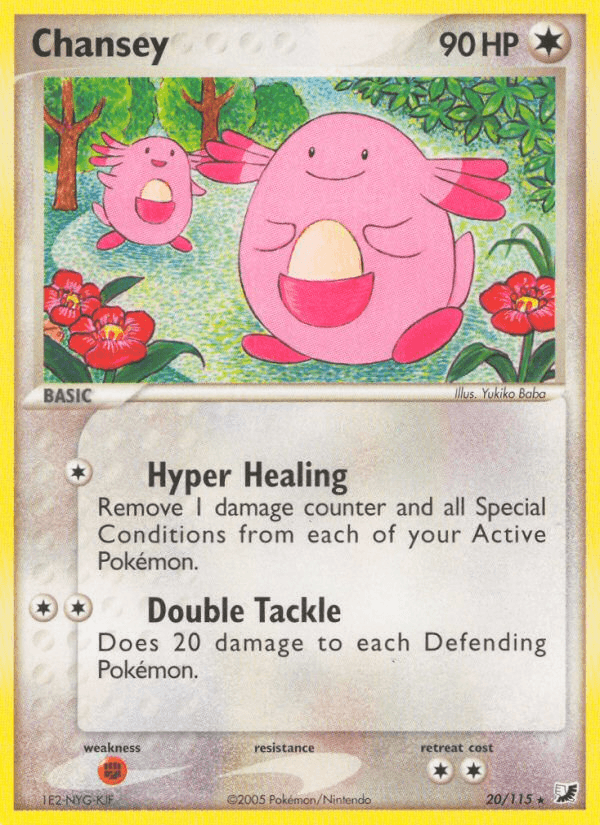 Chansey Unseen Forces card