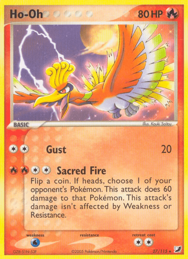 Ho-Oh Unseen Forces card