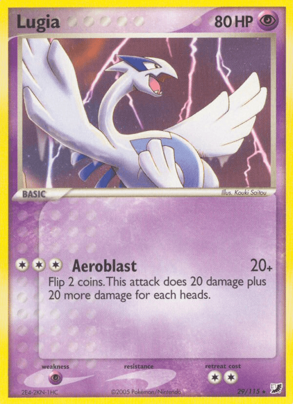 Lugia Unseen Forces card