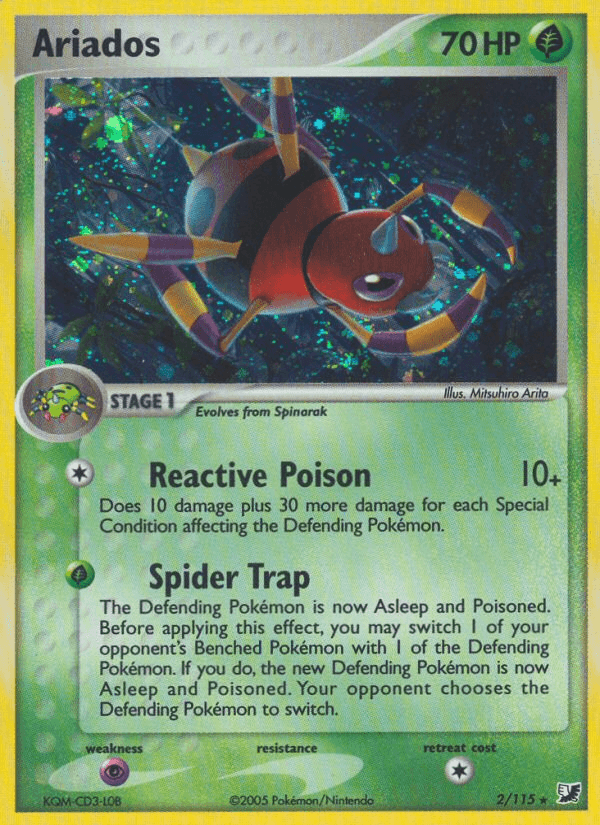 Ariados Unseen Forces card