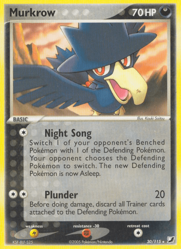 Murkrow Unseen Forces card