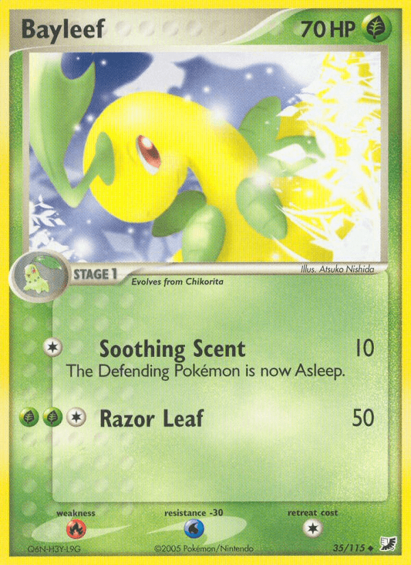 Bayleef Unseen Forces card
