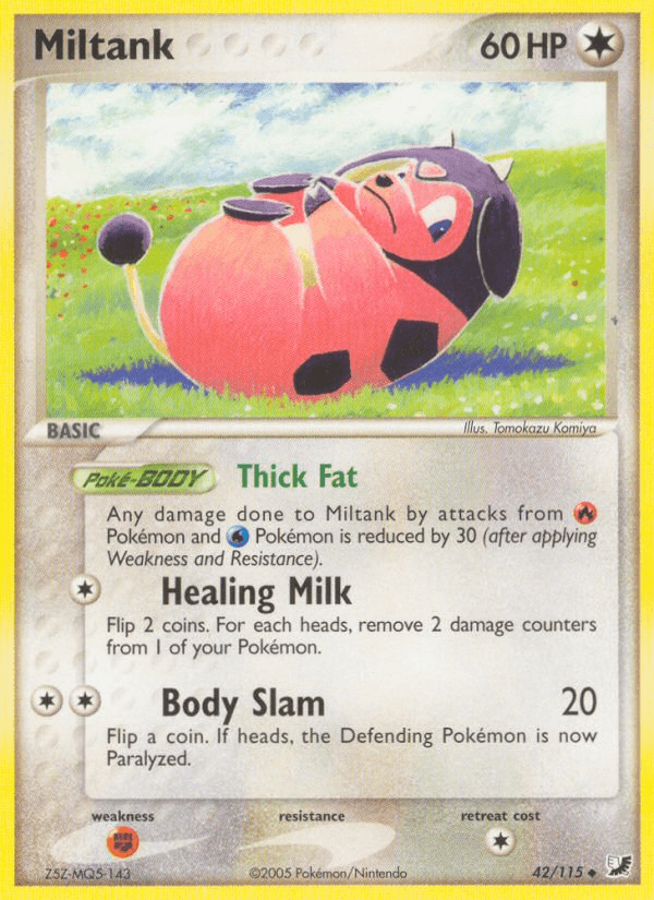 Miltank Unseen Forces card