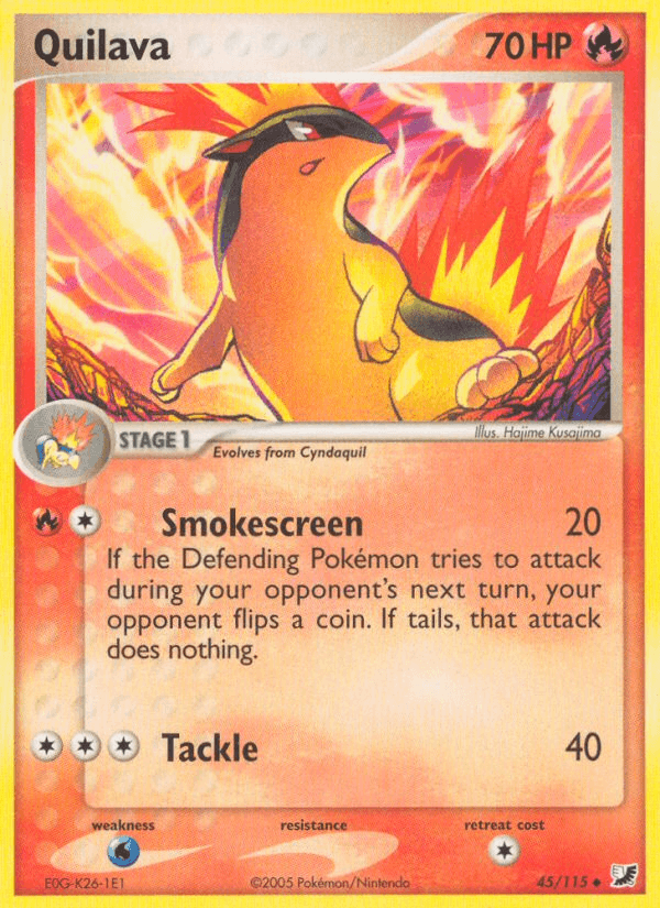 Quilava Unseen Forces card