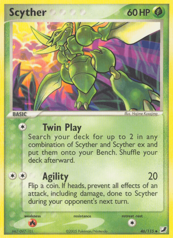 Scyther Unseen Forces card