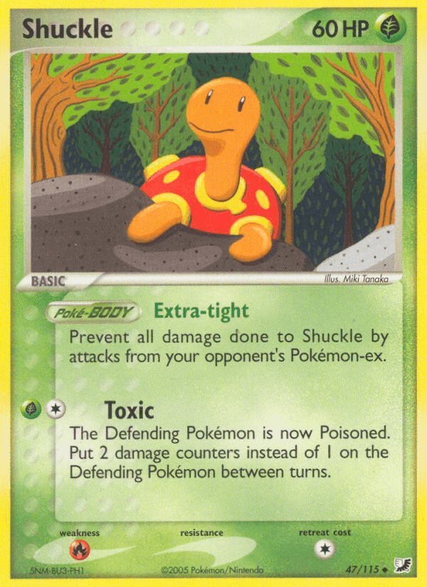Shuckle Unseen Forces card