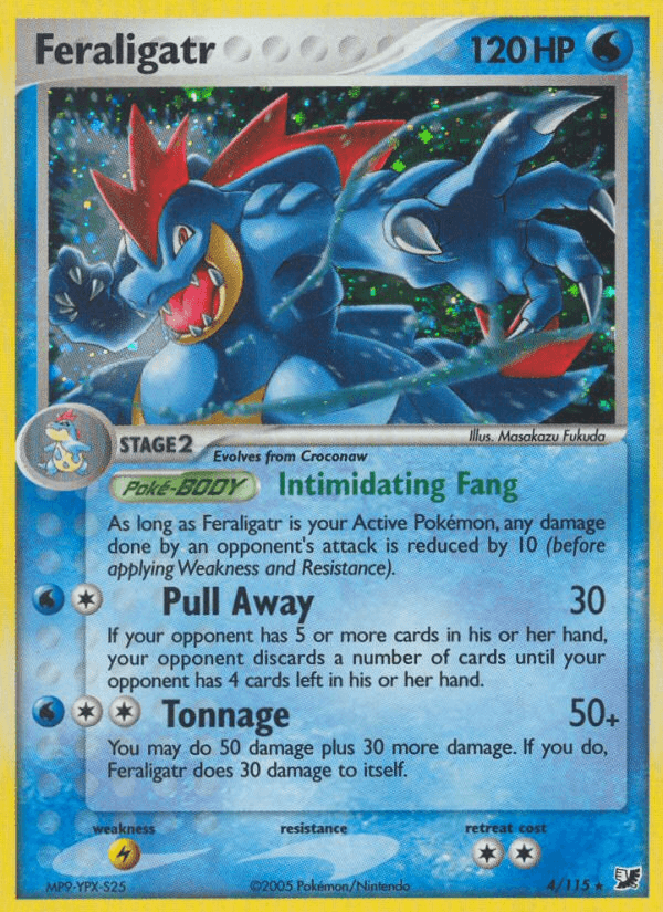 Feraligatr Unseen Forces card