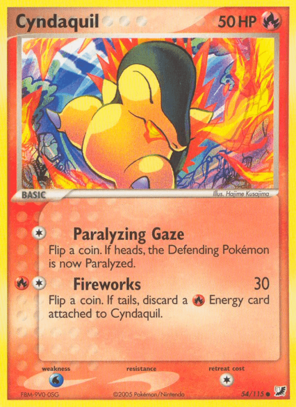 Cyndaquil Unseen Forces card