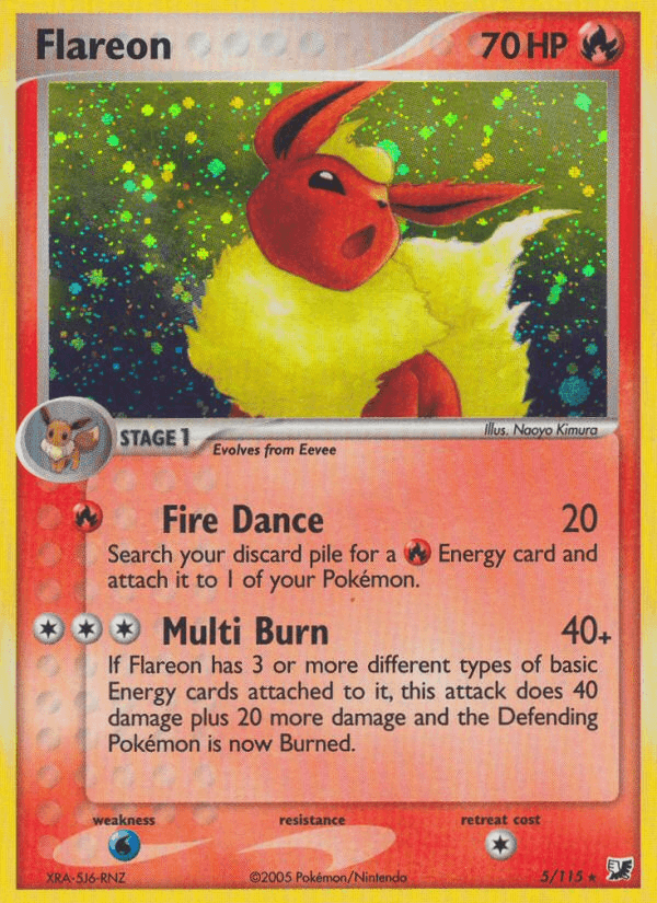 Flareon Unseen Forces card