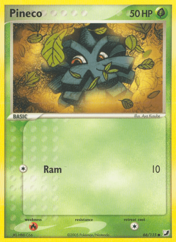 Pineco Unseen Forces card