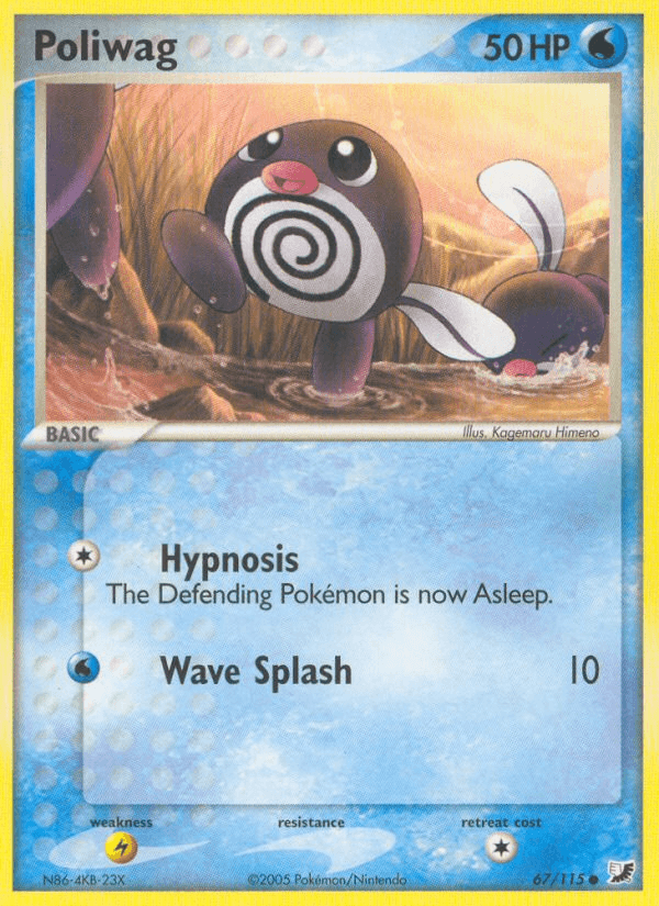 Poliwag Unseen Forces card