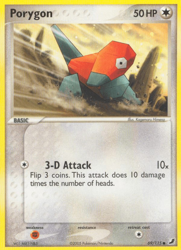 Porygon Unseen Forces card