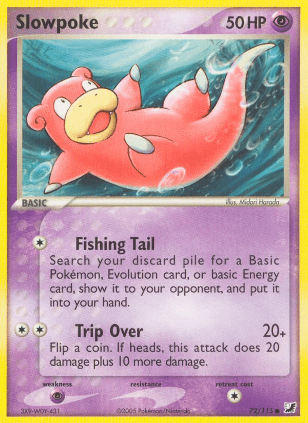 Slowpoke Unseen Forces card