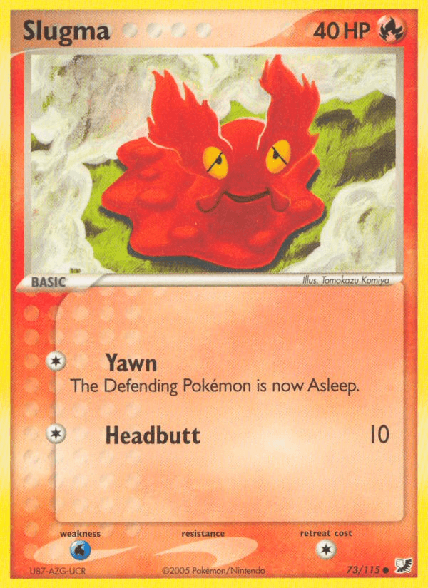 Slugma Unseen Forces card