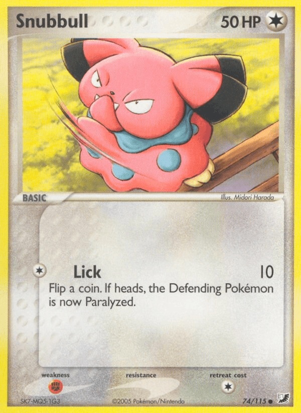 Snubbull Unseen Forces card