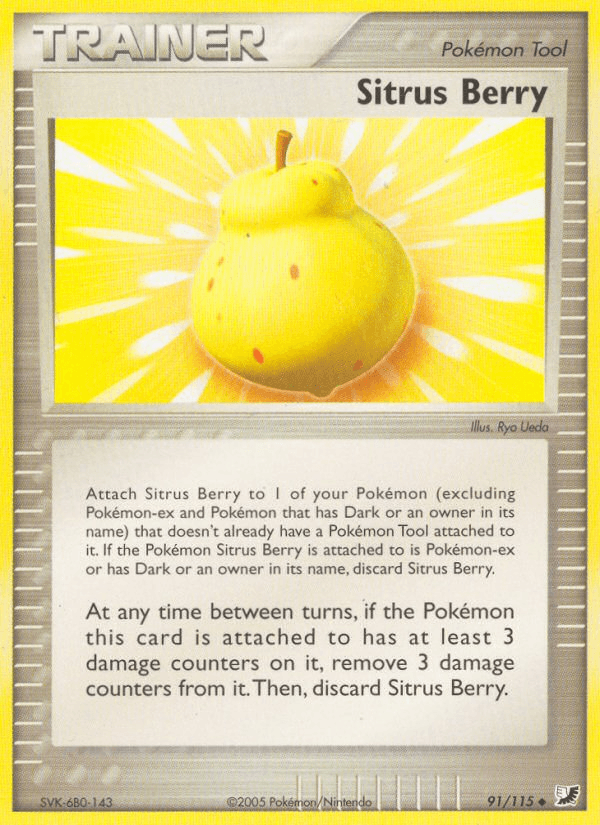 Sitrus Berry Unseen Forces card