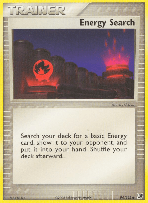 Energy Search Unseen Forces card
