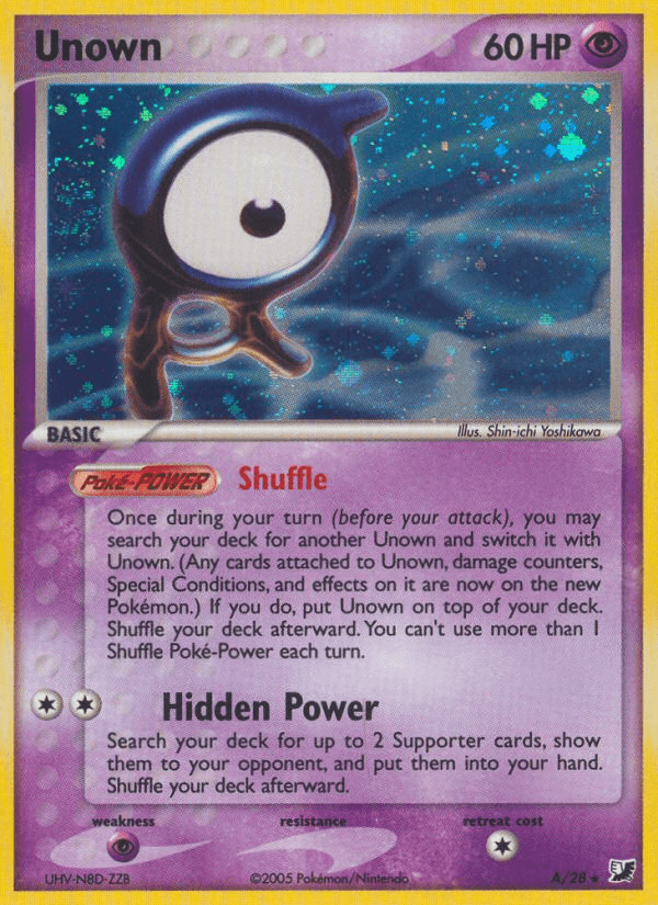 Unown Unseen Forces card