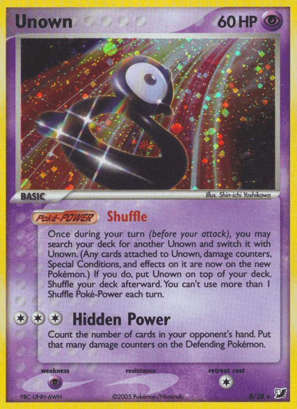 Unown Unseen Forces card